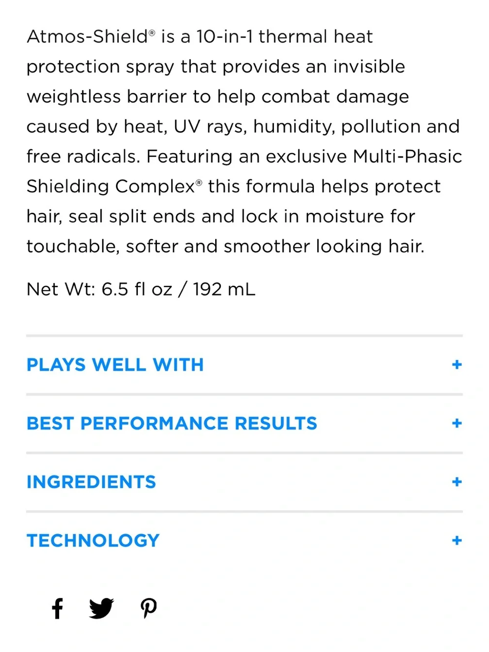 Orlando Pita Play - Atmos-Shield Hair Protectant Spray